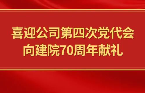 喜迎公司第四次党代会，，，，，...